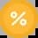 icon intrest percent icon